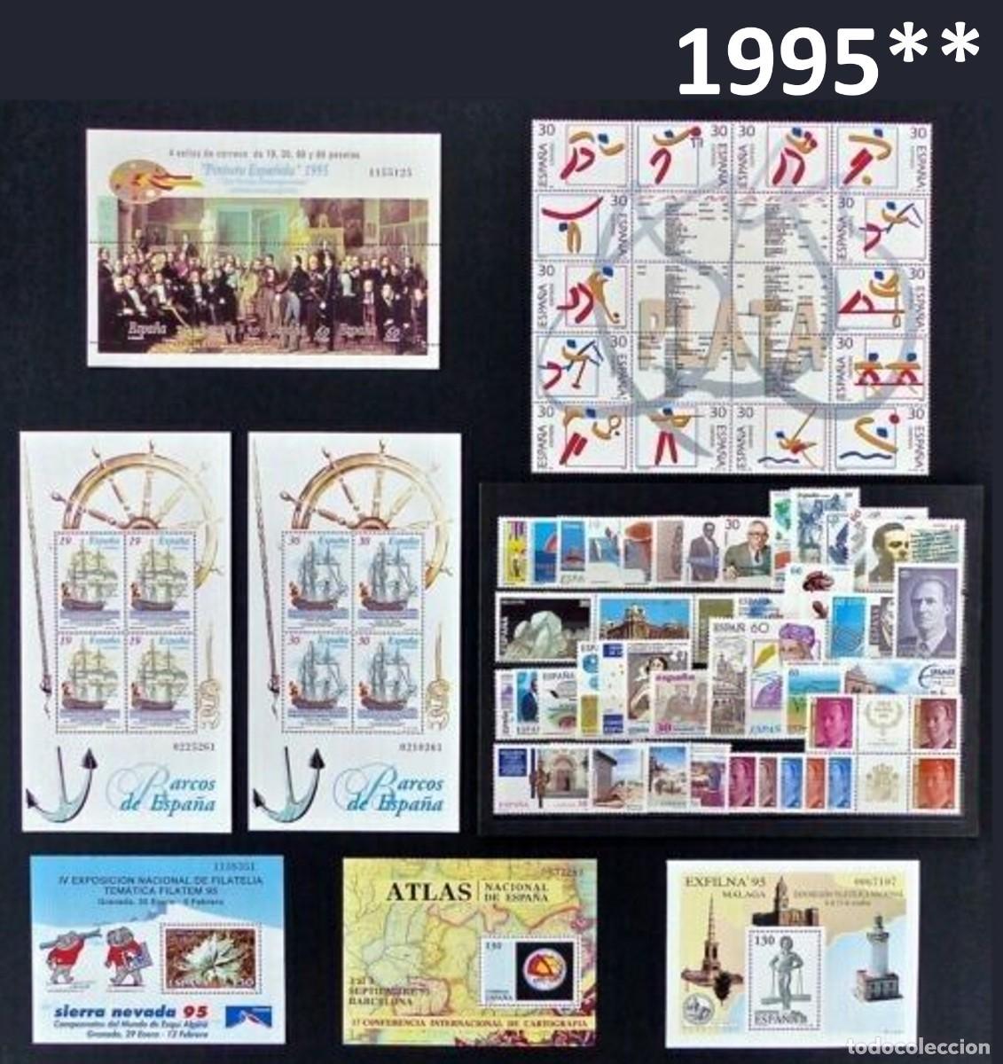 Sellos: ESPA&Ntilde;A A&Ntilde;O 1995** MNH COMPLETO NUEVO - Foto 1