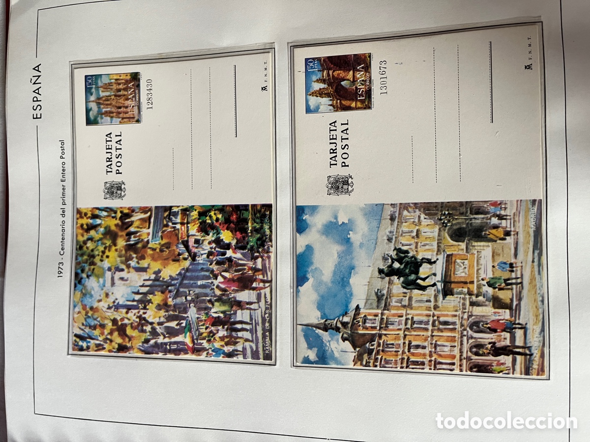 Sellos: SELLOS DE ESPA&Ntilde;A. Enteros Postales. Dos albunes. - Foto 14