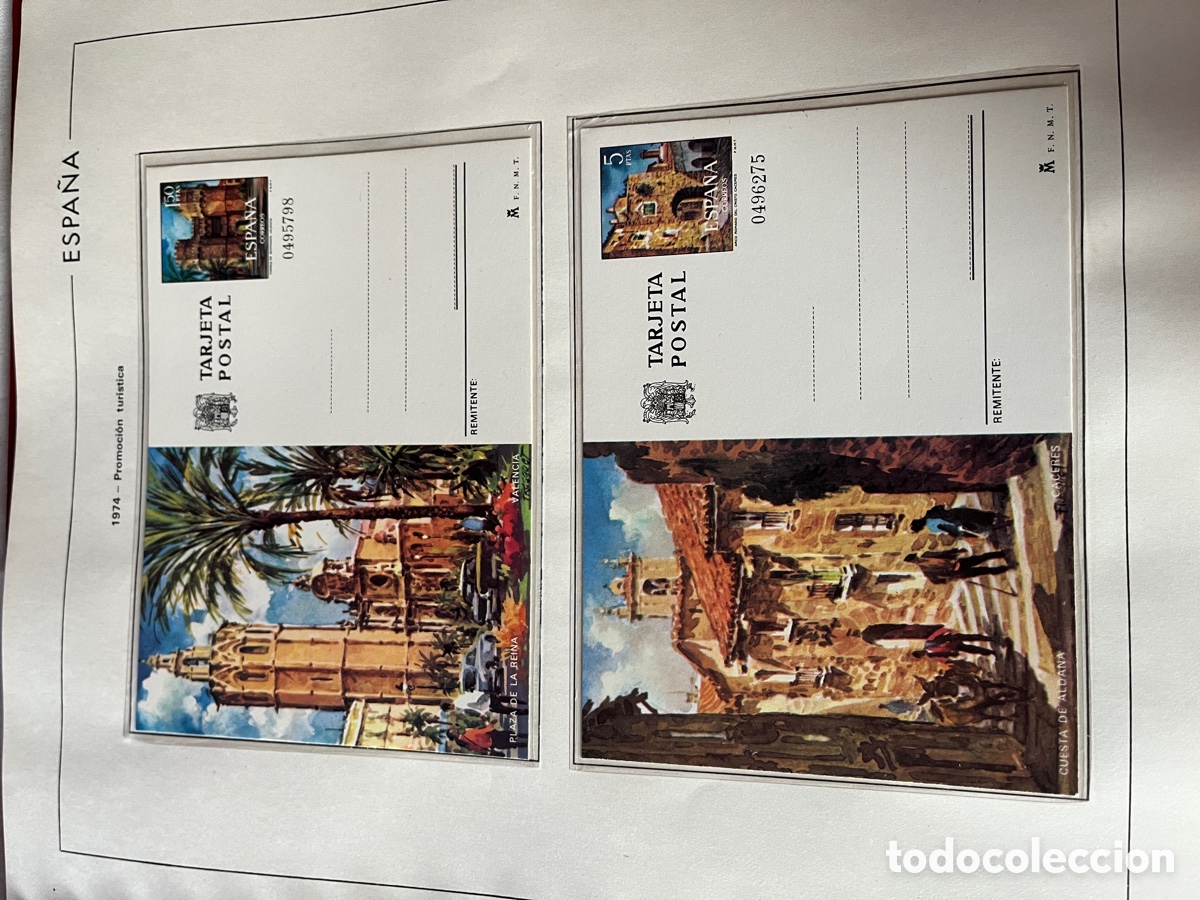 Sellos: SELLOS DE ESPA&Ntilde;A. Enteros Postales. Dos albunes. - Foto 16