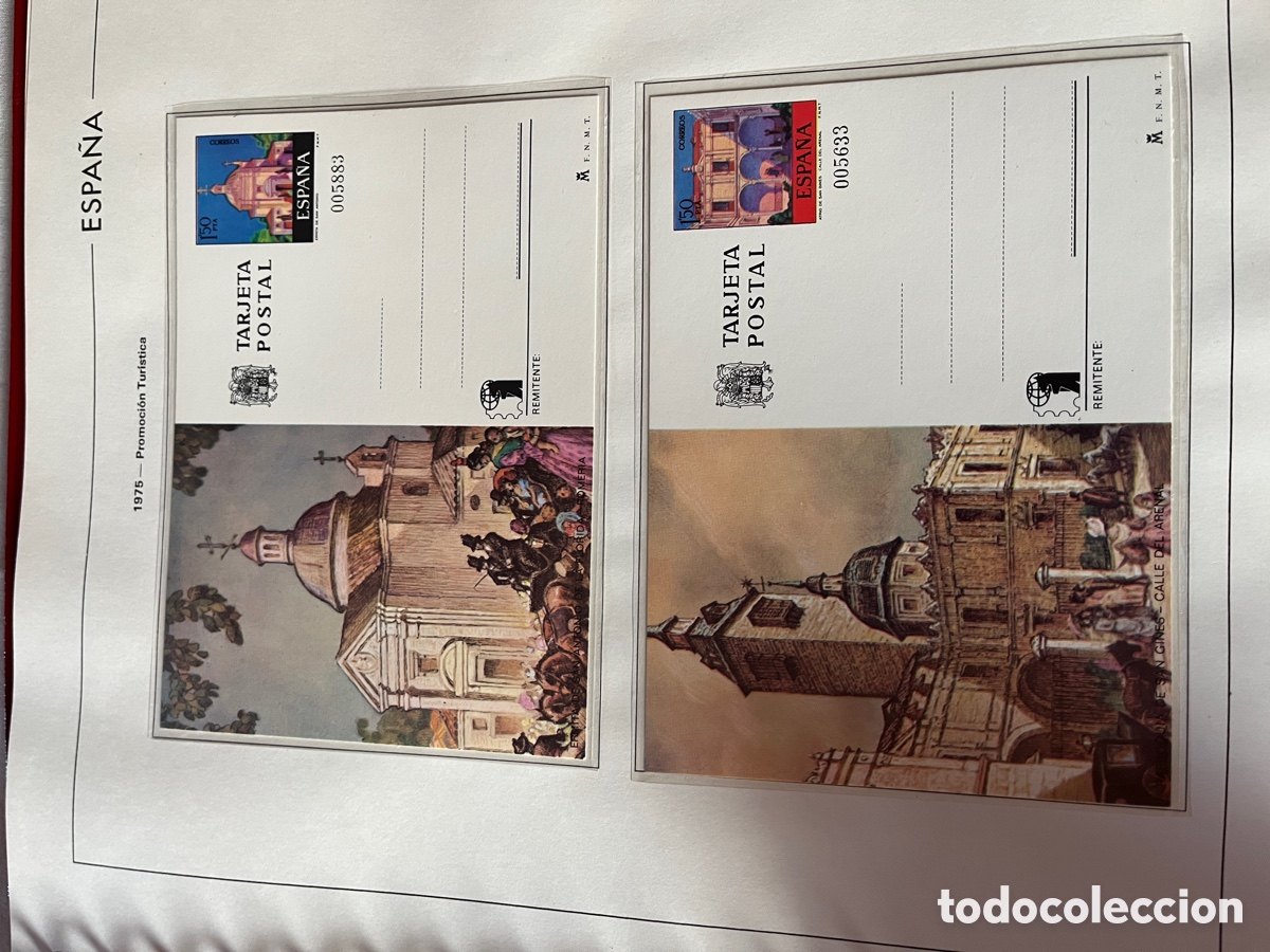 Sellos: SELLOS DE ESPA&Ntilde;A. Enteros Postales. Dos albunes. - Foto 18