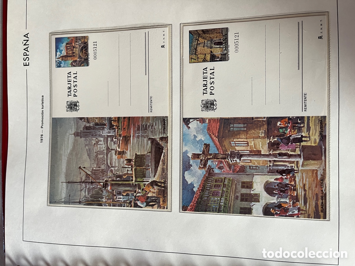 Sellos: SELLOS DE ESPA&Ntilde;A. Enteros Postales. Dos albunes. - Foto 20