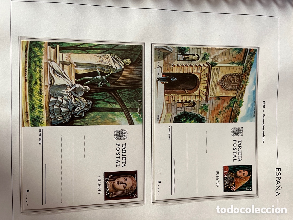 Sellos: SELLOS DE ESPA&Ntilde;A. Enteros Postales. Dos albunes. - Foto 22