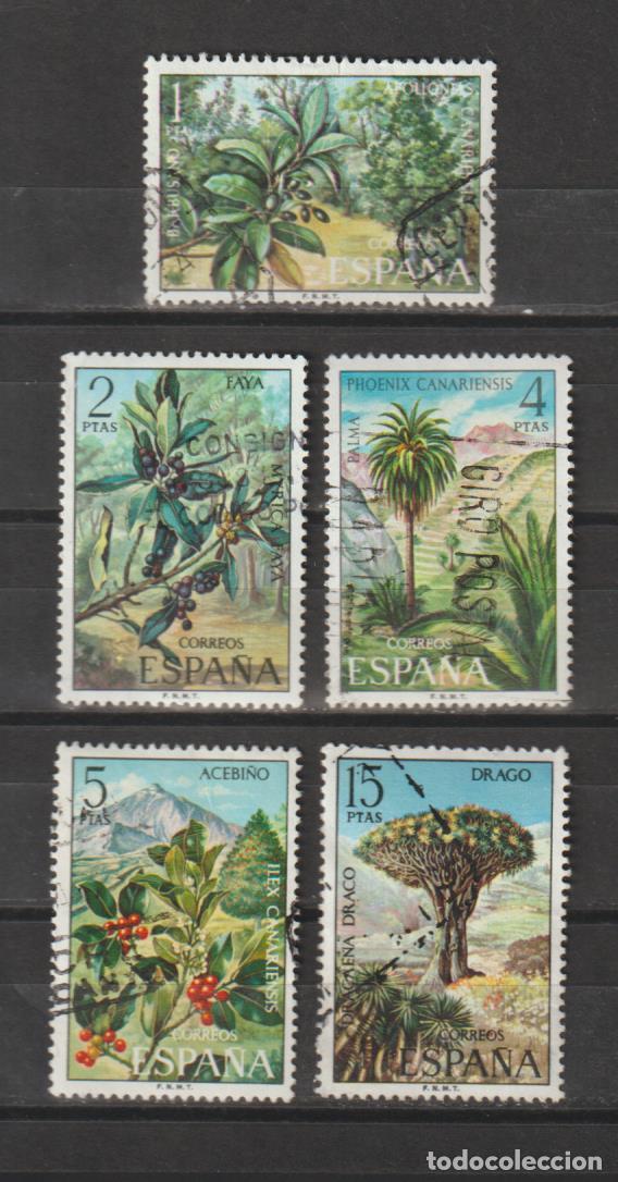 Sellos: ESPA&Ntilde;A. N&ordm; 2120/24. A&Ntilde;O 1973. FLORA. USADO. - Foto 1