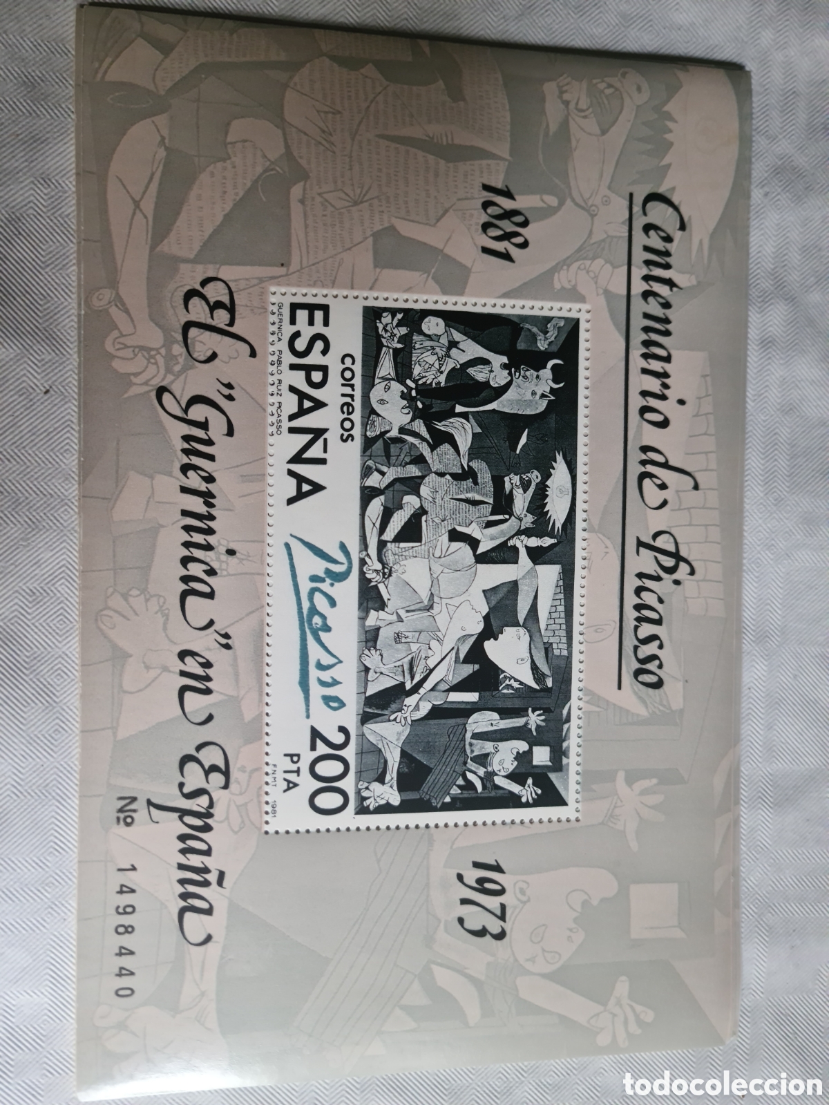 Sellos: 10 hojas sello centenario de Picasso - Foto 1