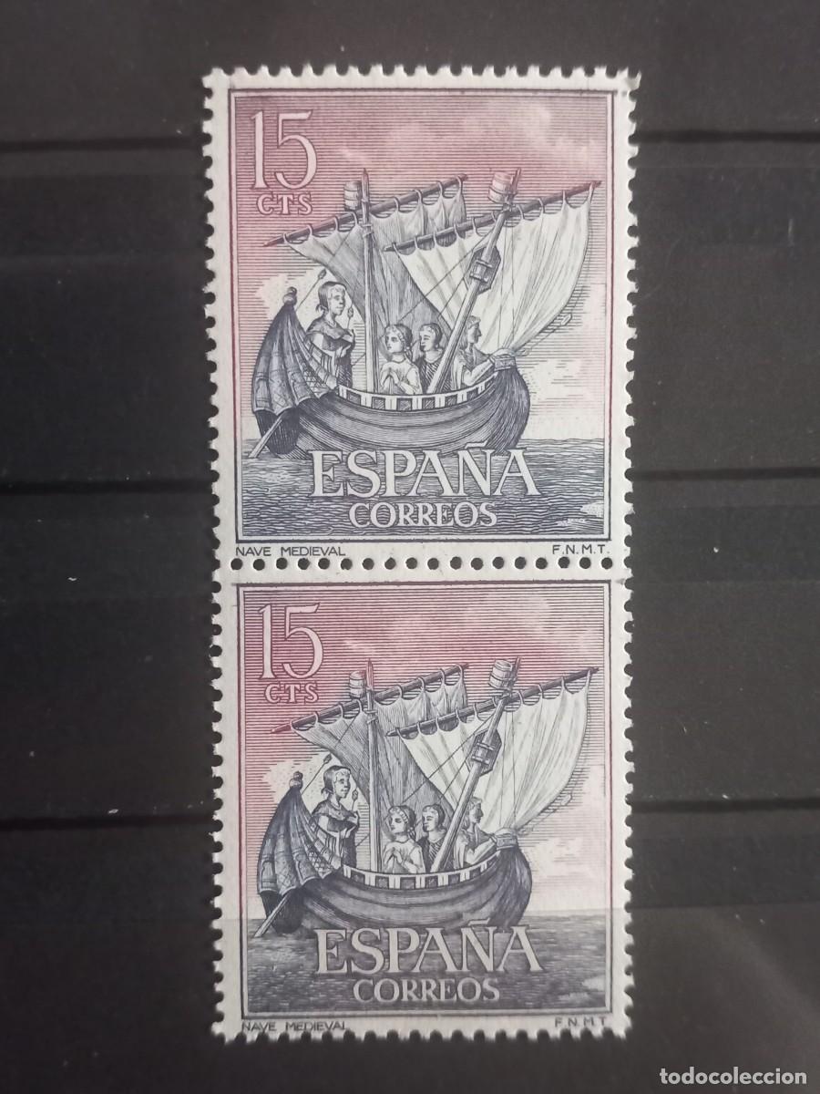 Sellos: A&Ntilde;O 1964 HOMENAJE A LA MARINA ESPA&Ntilde;OLA SELLOS NUEVOS VALOR CATALOGO 0,40 EUROS