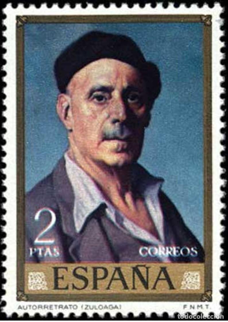 Sellos: ESPA&Ntilde;A 1971 - PINTOR IGNACIO DE ZULOAGA- EDIFIL N&ordm; 2022** - Foto 1