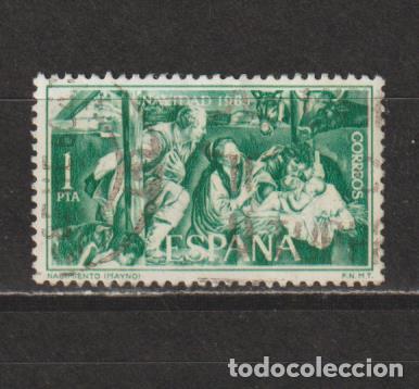 Sellos: ESPA&Ntilde;A. N&ordm; 1692. A&Ntilde;O 1965. NAVIDAD. USADO. - Foto 1