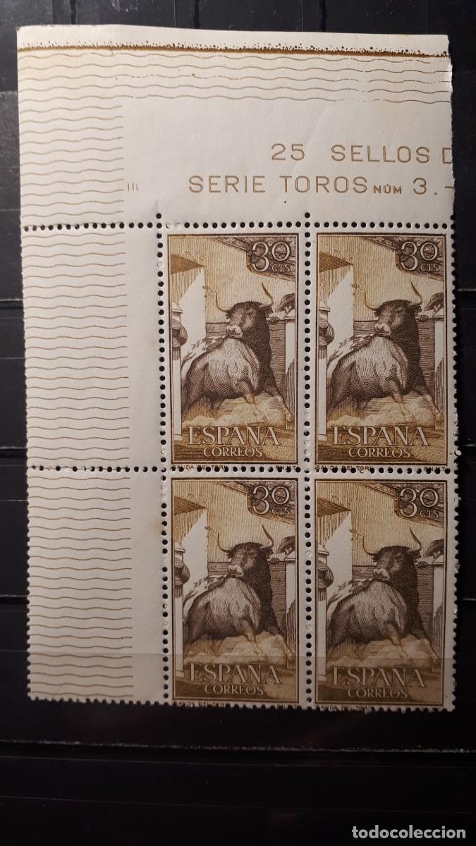 Sellos: ESPA&Ntilde;A A&ntilde;o 1960 * * EDIFIL. - 1257. BLOQUE DE 4. - Foto 1