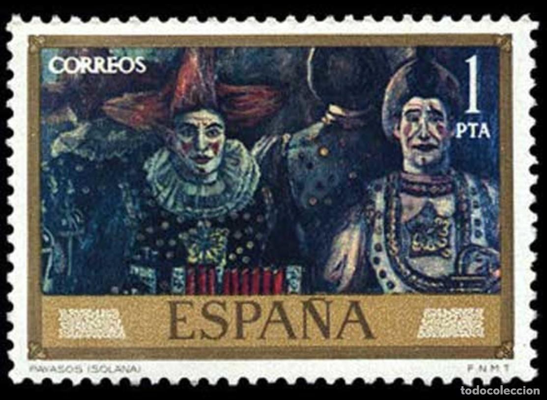 Sellos: ESPA&Ntilde;A 1972 - PINTOR SOLANA - EDIFIL 2077** - Foto 1