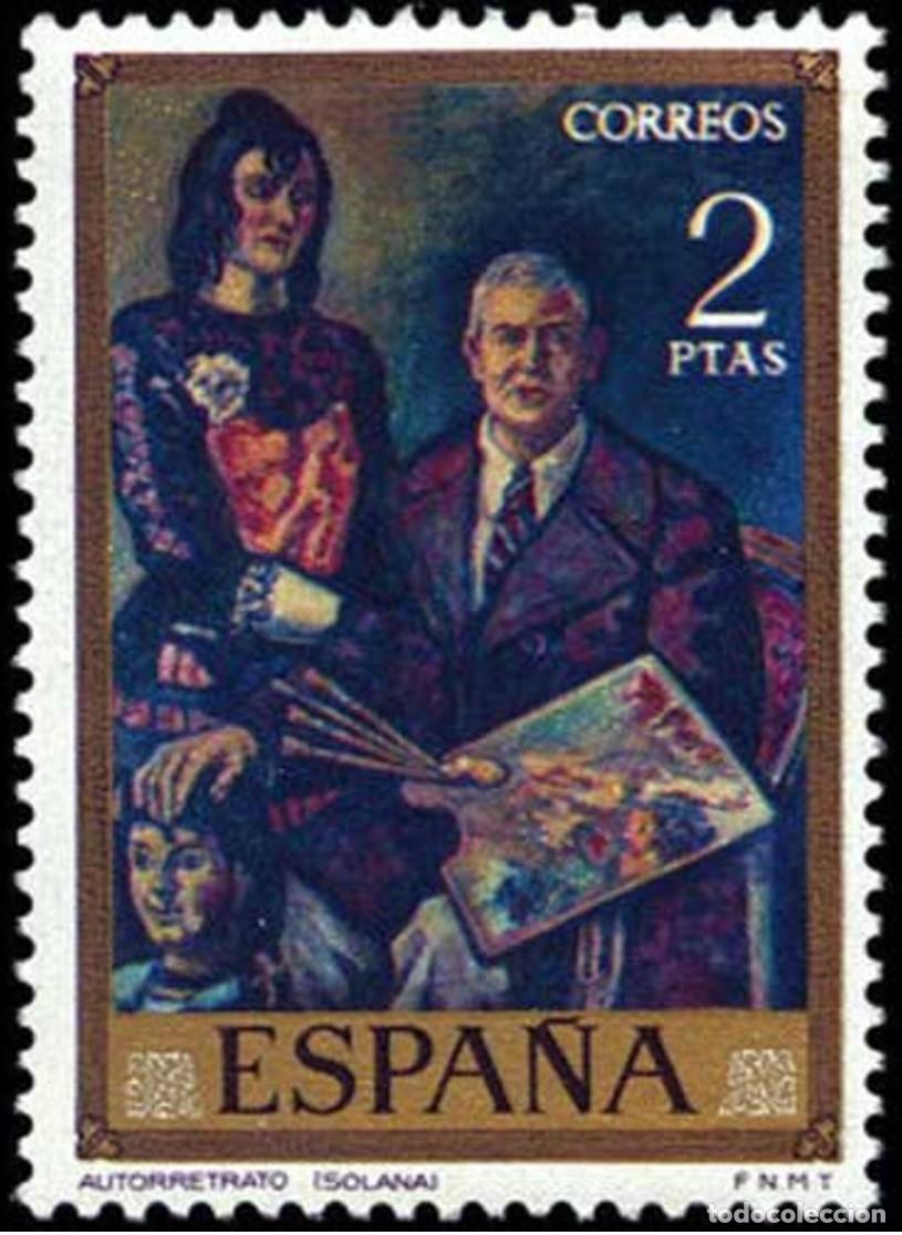 Sellos: ESPA&Ntilde;A 1972 - PINTOR SOLANA - EDIFIL 2078** - Foto 1