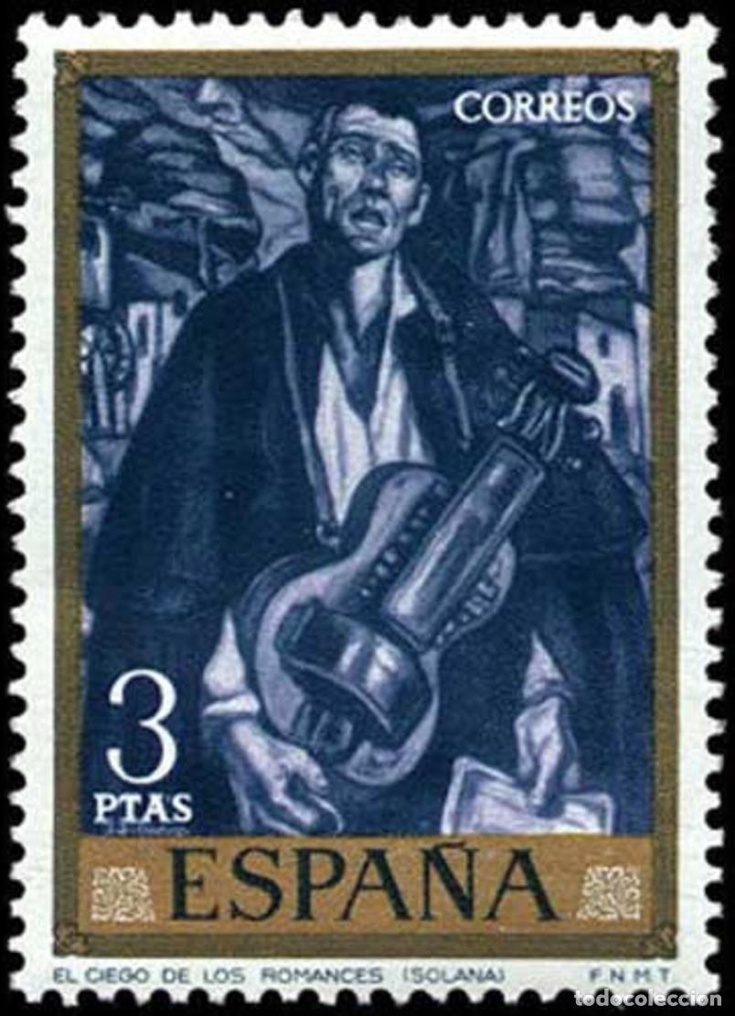 Sellos: ESPA&Ntilde;A 1972 - PINTOR SOLANA - EDIFIL 2079** - Foto 1
