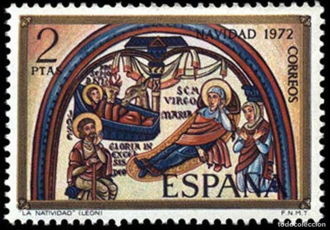Sellos: ESPA&Ntilde;A 1972 - NAVIDAD - EDIFIL 2115** - Foto 1