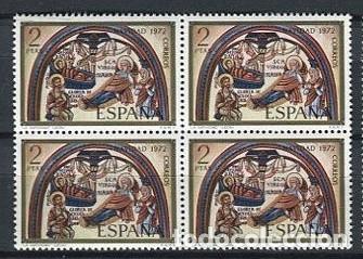 Sellos: ESPA&Ntilde;A 1972 - NAVIDAD - EDIFIL 2115** EN BLOQUE DE 4 - Foto 1