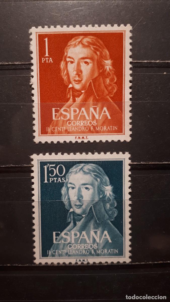 Sellos: ESPA&Ntilde;A. A&Ntilde;O 1961. **. Edifil 1328/9 - Foto 1