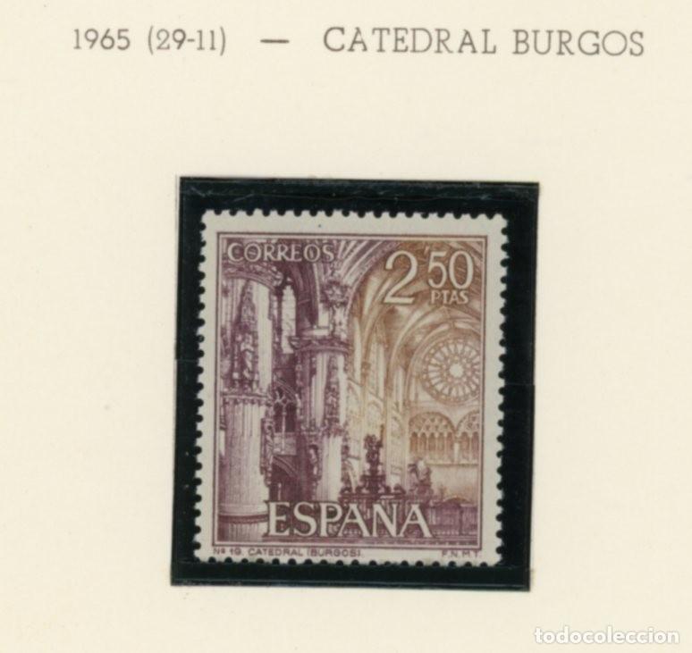 Selos: Catedral de Burgos &ndash; Magrovejo Santander Serie Tur&iacute;stica 1965