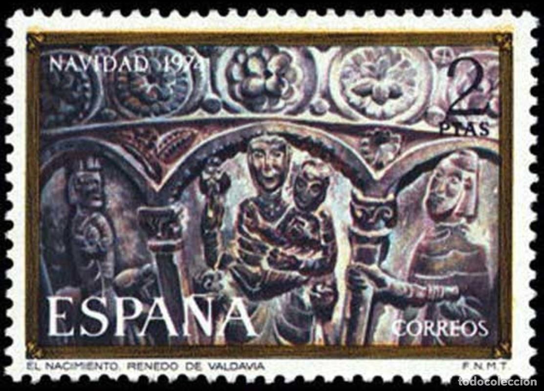 Sellos: ESPA&Ntilde;A 1974 - NAVIDAD - EDIFIL 2217** - Foto 1