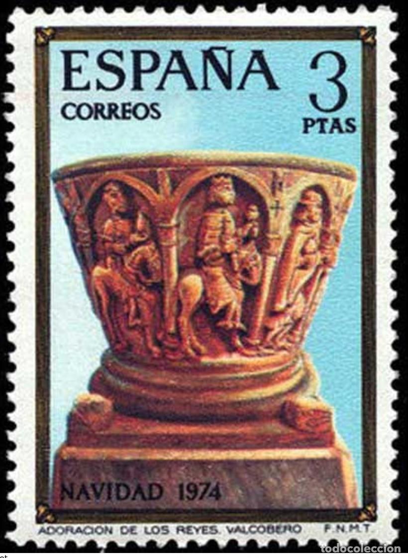 Sellos: ESPA&Ntilde;A 1974 - NAVIDAD - EDIFIL 2218** - Foto 1