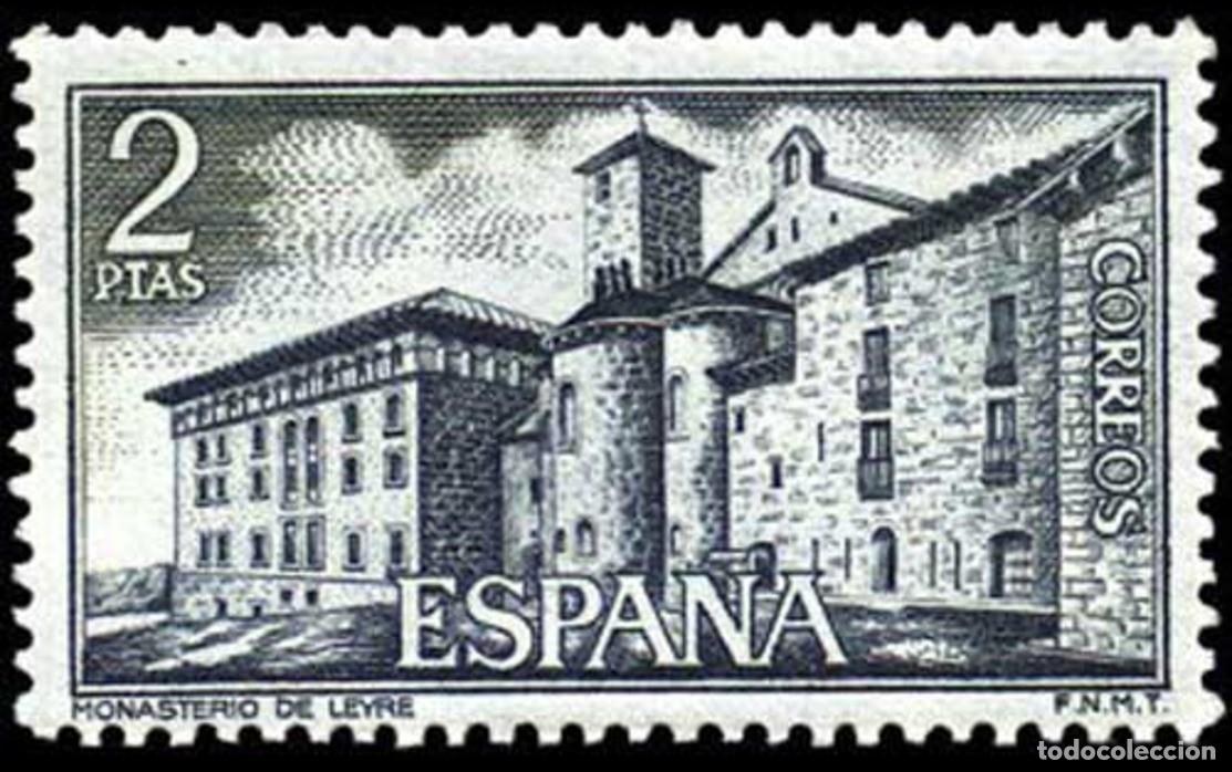 Sellos: ESPA&Ntilde;A 1974 - MONASTERIO DE LEYRE - EDIFIL 2229** - Foto 1