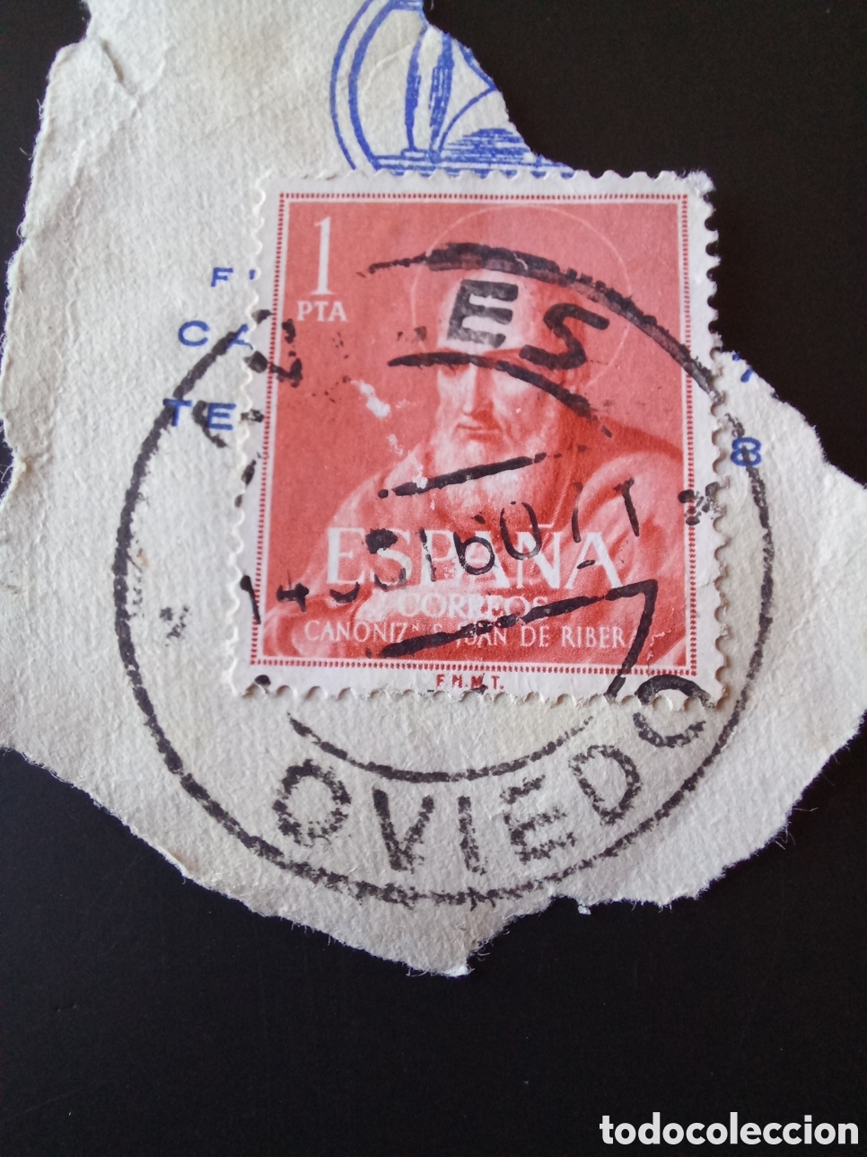 Stamps: SELLO 1 PESETA. EDIFIL 1292, CANONIZACI&Oacute;N DEL BEATO JUAN DE RIBERA (1960)