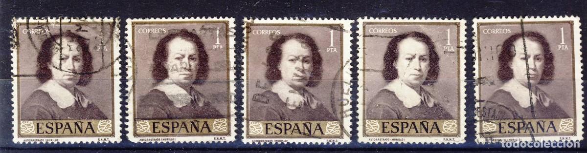 Sellos: 1960.- BARTOLOM&Eacute; ESTEBAN MURILLO.- ED. 1275.- - Foto 1