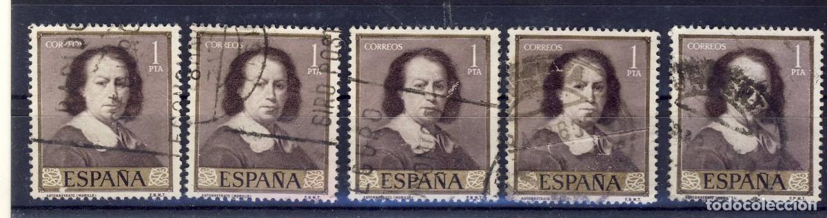 Sellos: 1960.- BARTOLOM&Eacute; ESTEBAN MURILLO.- ED. 1275.- (2) - Foto 1