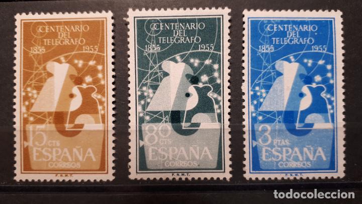Sellos: ESPA&Ntilde;A. A&Ntilde;O 1958 *. EDIFIL 1180/2. - Foto 1