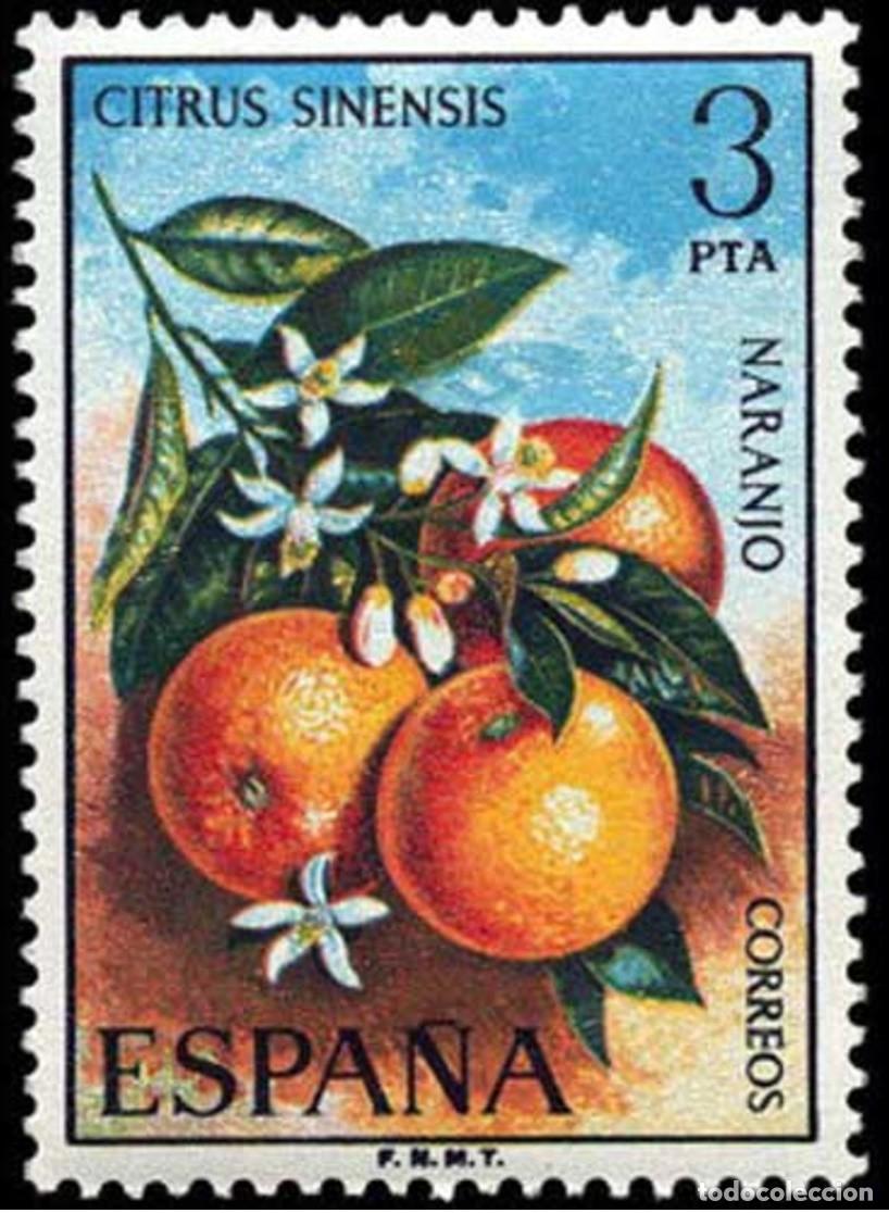Sellos: ESPA&Ntilde;A 1975 - FLORA - NARANJO - EDIFIL 2256** - Foto 1