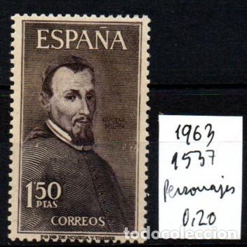 Francobolli: Edifil 1537. Personajes.