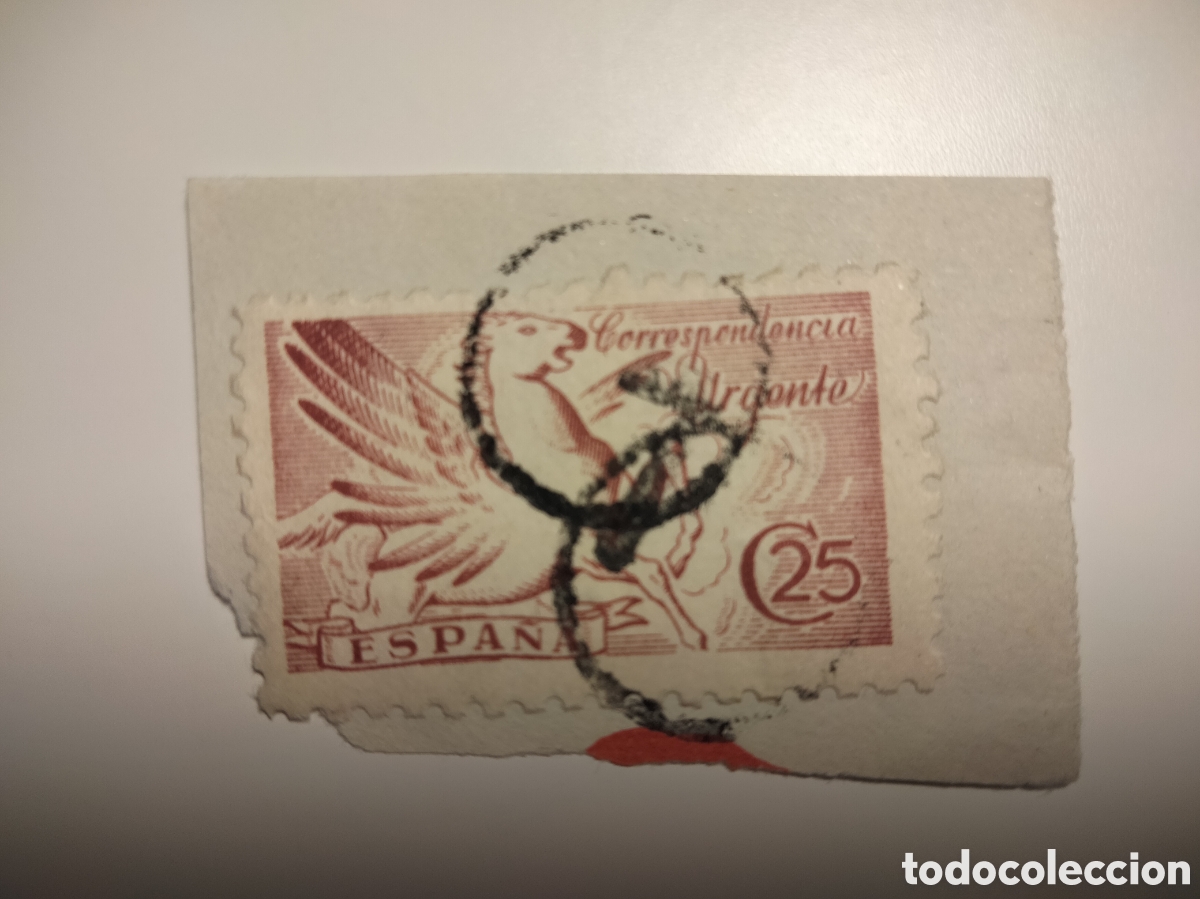 Stamps: 1,3,1. Matasellos circulares y T de tasado. Sello urgente.