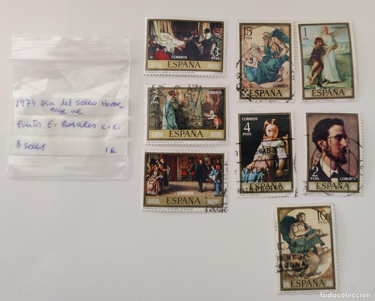 Sellos: Sellos Espa&ntilde;a Homenaje Al Pintor E. Rosales - Foto 1