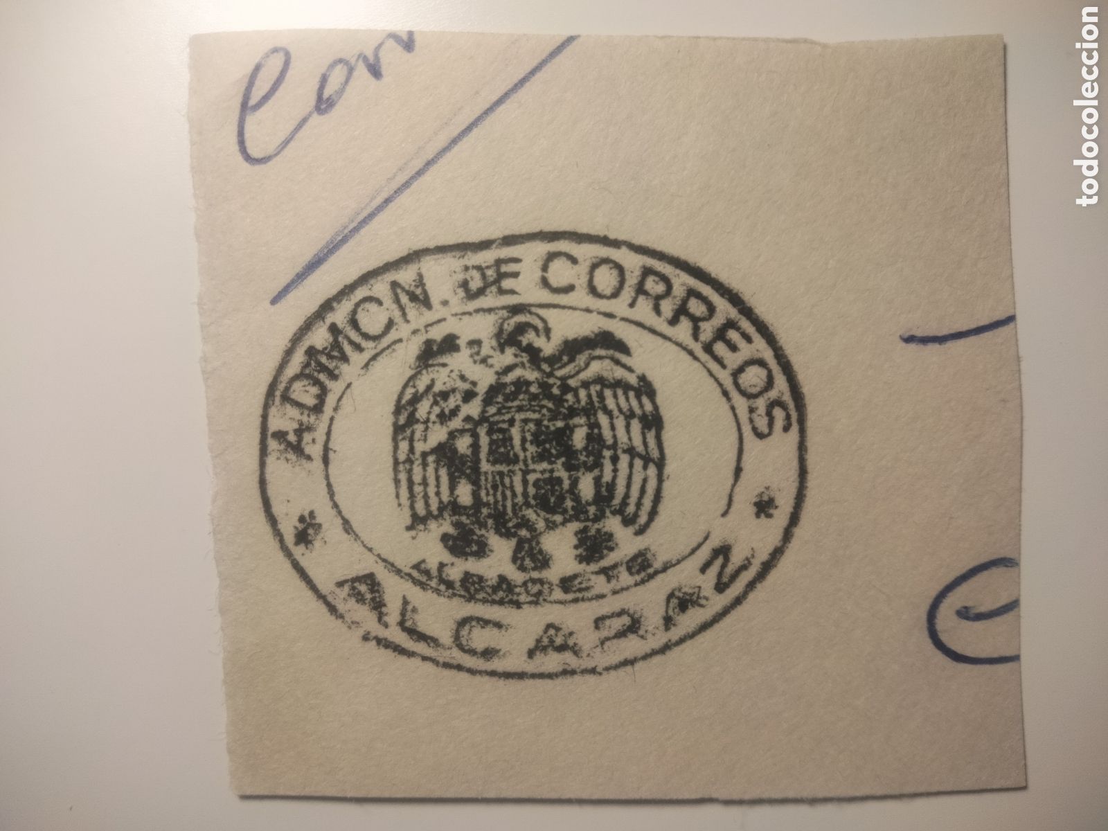 Timbres: 1,5,2. Sello administraci&oacute;n de Correos de Alcaraz (Albacete)