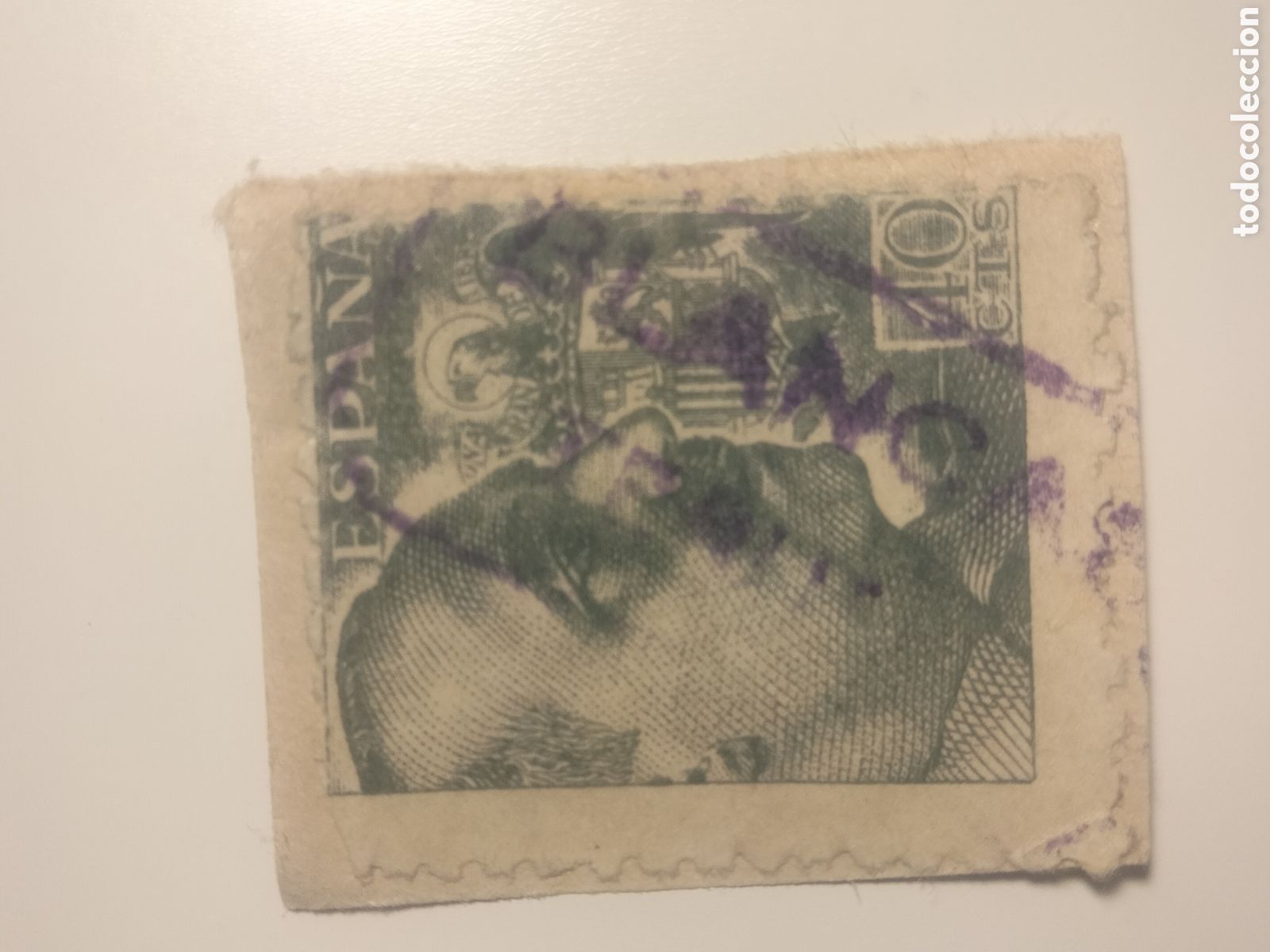 Timbres: 1,5,2. Carter&iacute;a o matasello lineal de Blancas (Teruel). Muy raro.