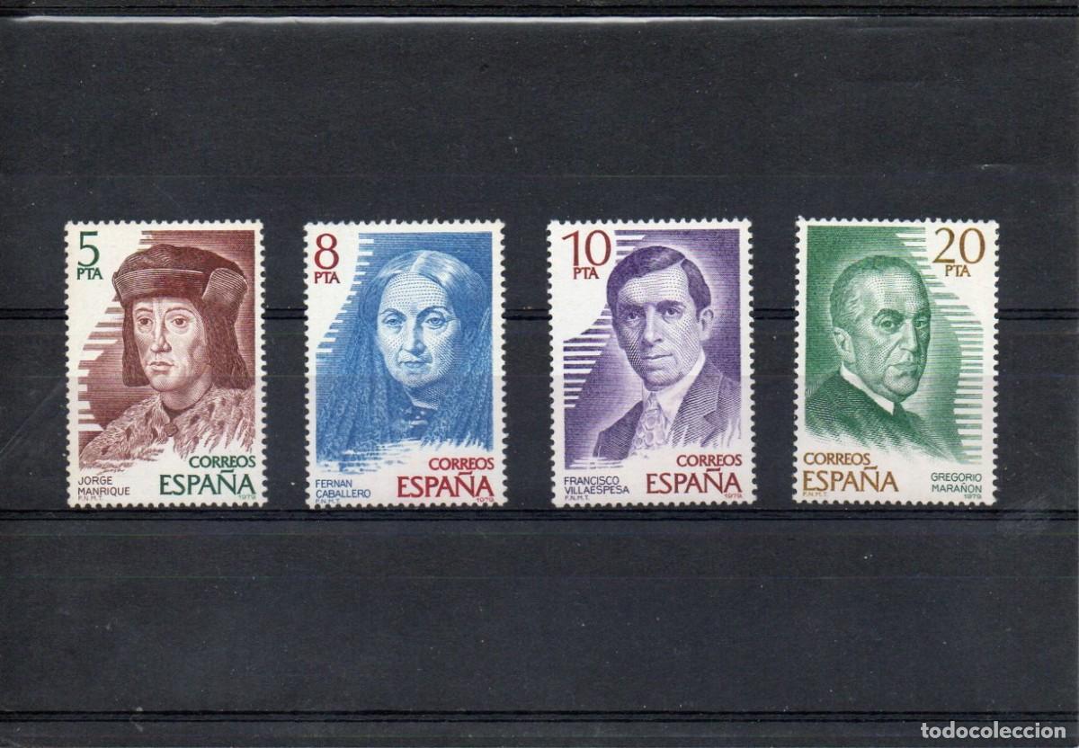 Sellos: ESPA&Ntilde;A. PERSONAJES ESPA&Ntilde;OLES. - Foto 1