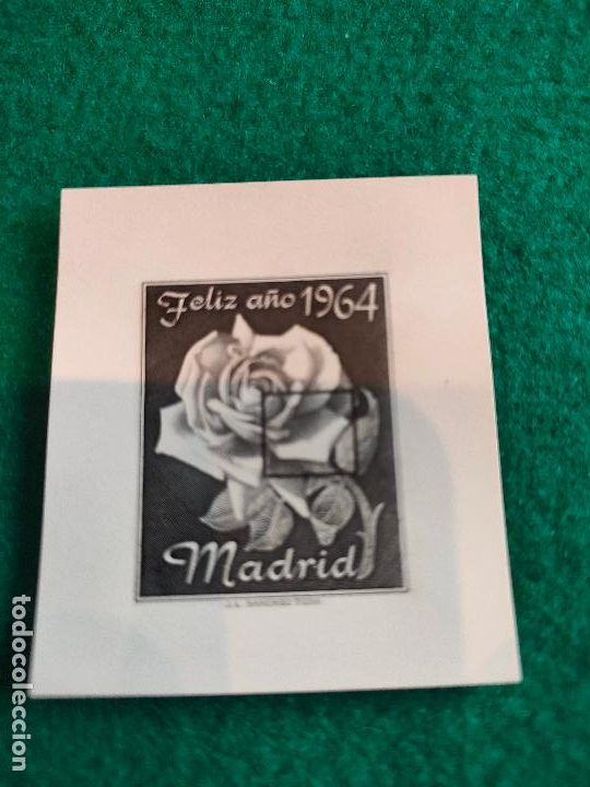 Timbres: RARA PRUEBA A&Ntilde;O 1964 REALIZADA POR EL GRAVADOR SANCHEZ TODA