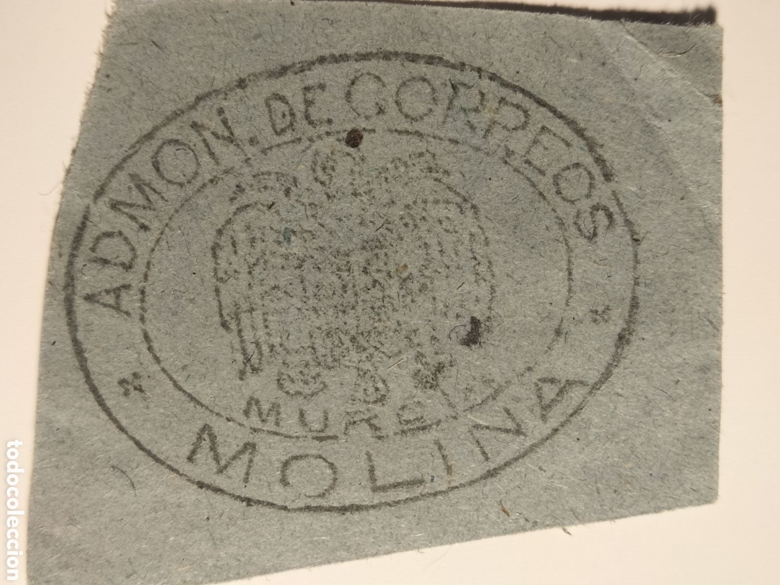 Timbres: 1,8,2. Tamp&oacute;n de Administraciones Correos de Molina (Murcia)