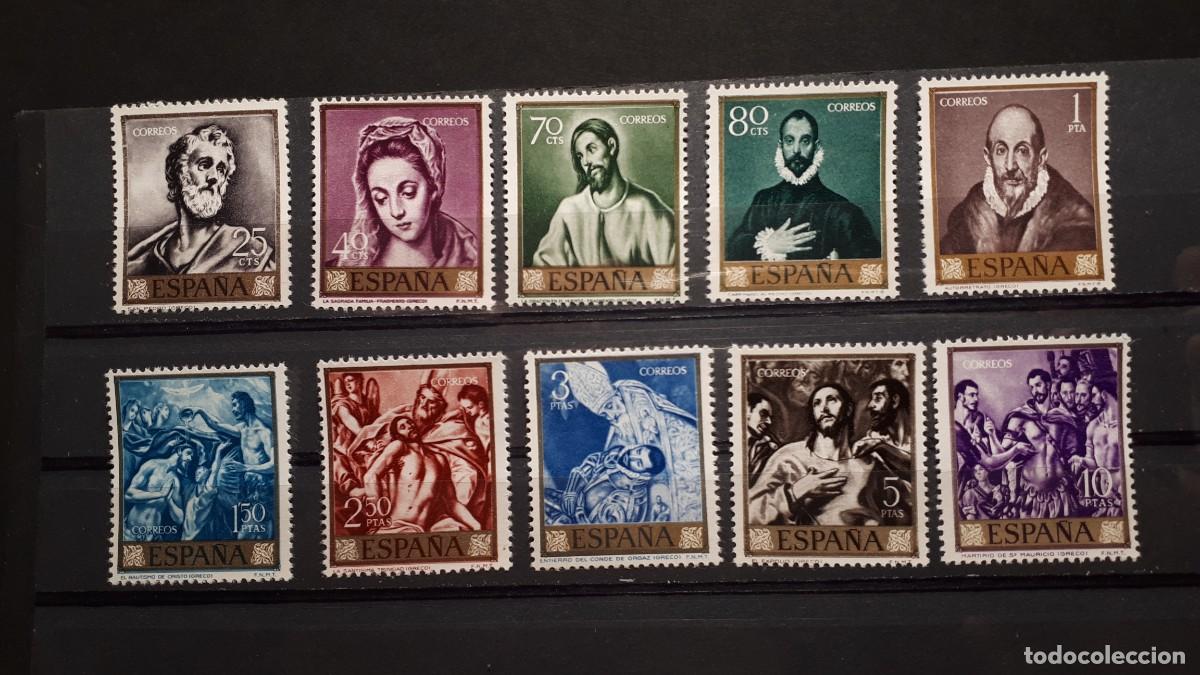 Sellos: Espa&ntilde;a 1961 ** Edifil 1330/9 - Foto 1