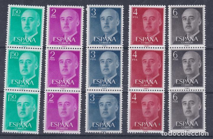 Sellos: ESPA&Ntilde;A TRIPTICOS DE FRANCO NUEVO SIN CHARNELA. - Foto 1