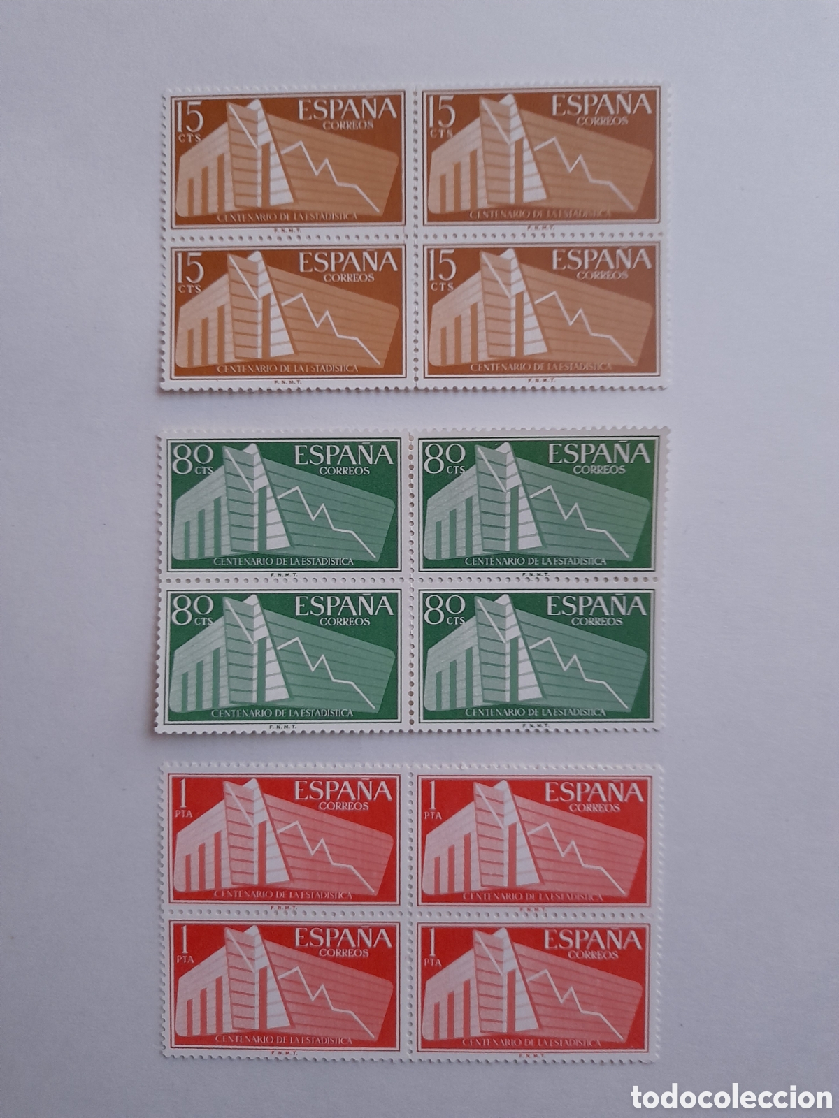 Sellos: Sellos Espa&ntilde;a edifil 1196 al 1198. - Foto 1