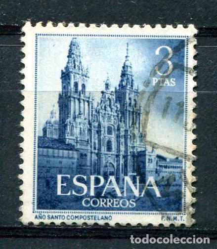 Sellos: Edifil 1131. 3 pts. A&ntilde;o Santo. Usado. - Foto 1