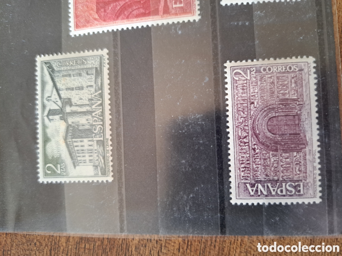 Sellos: Series Monasterios Leyre y Ripoll 1974 1970 - Foto 5