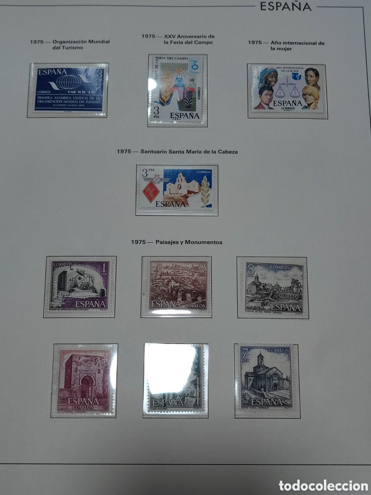 Stamps: Colecci&oacute;n de sellos desde 1966 hasta 1975