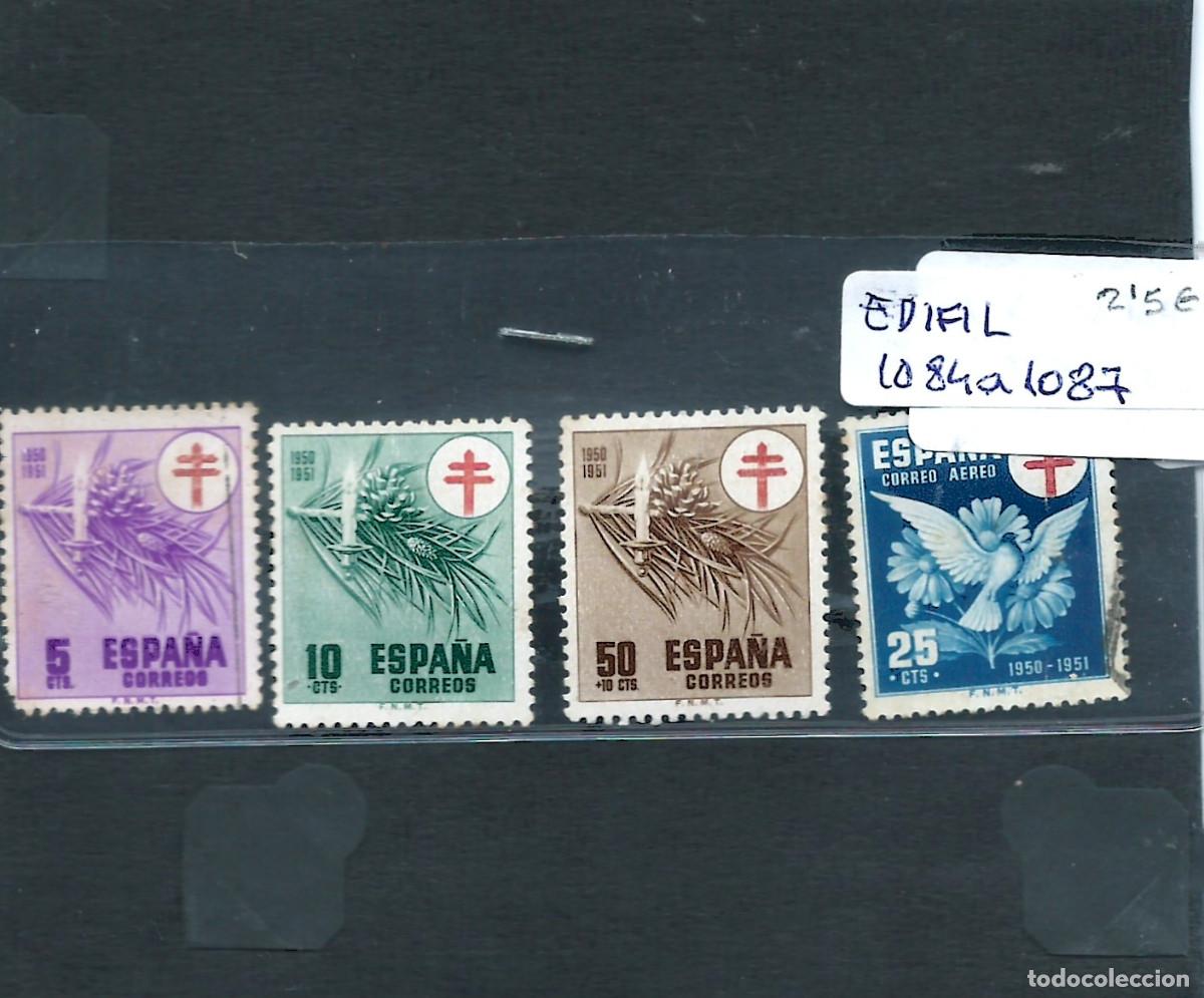 Sellos: ESPA&Ntilde;A EDIFIL 1084-1087 - Foto 1