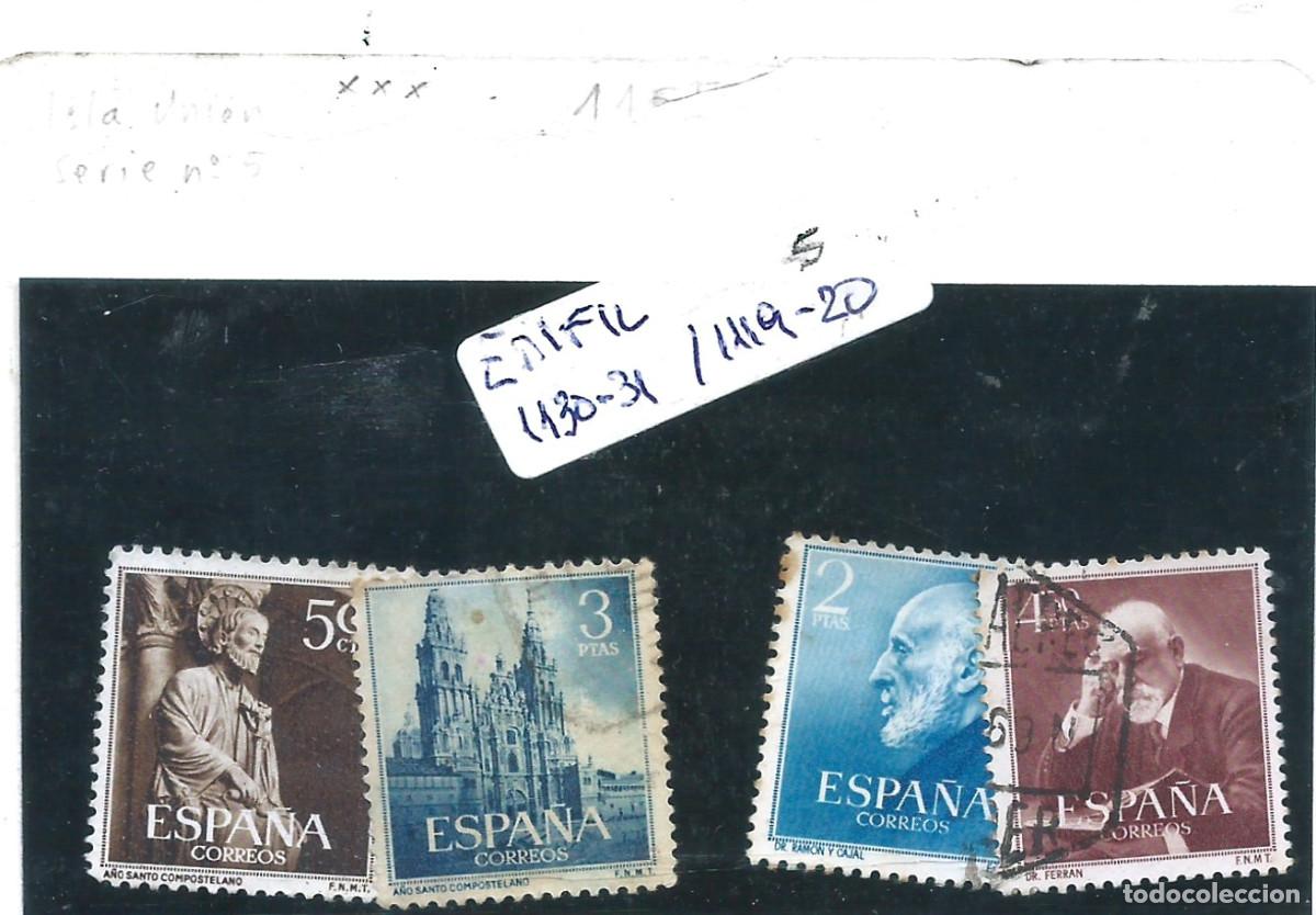 Sellos: ESPA&Ntilde;A EDIFIL1130-1131 Y 119-20 - Foto 1