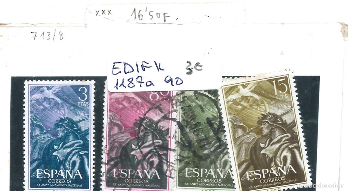 Sellos: ESPA&Ntilde;A EDIFIL1187 A 1190 - Foto 1