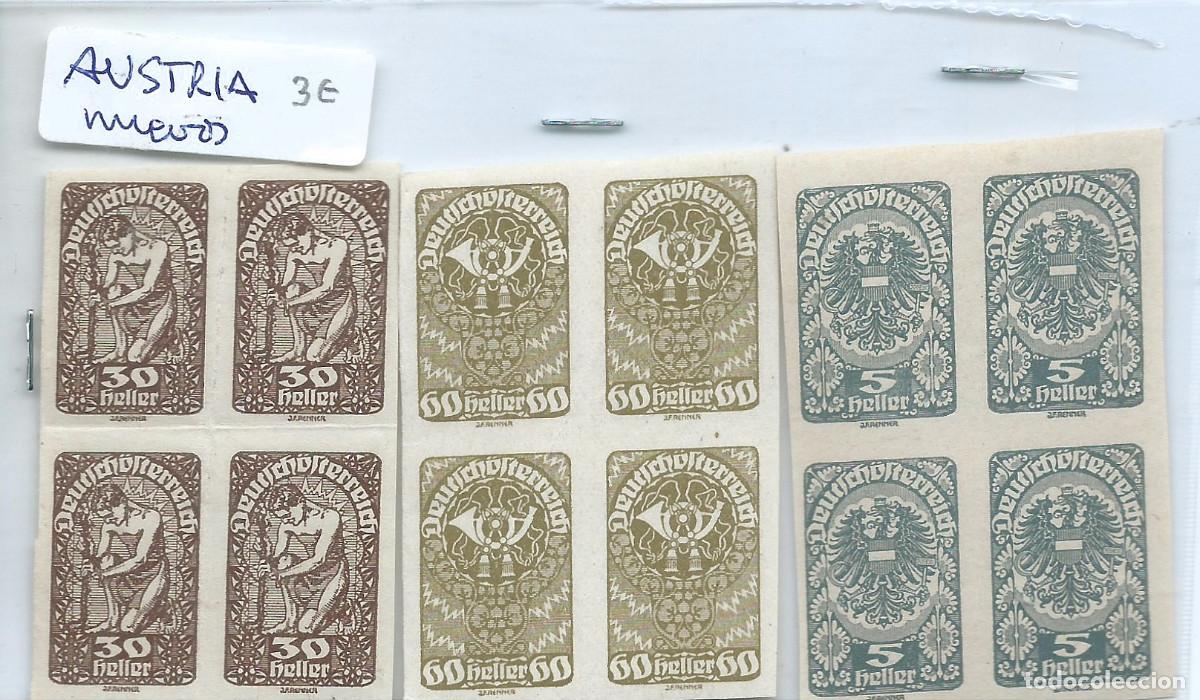 Sellos: SELLOS AUSTRIA NUEVOS BLOQUES DE 4 - Foto 1