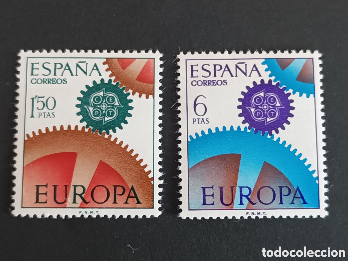 Sellos: EDIFIL 1705/1796. 1967. 2 MAY. EUROPA CEPT. MNH. COMPLETA.