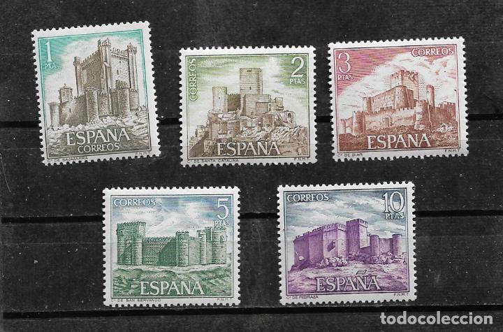 Timbres: Lote 61993364: II CENTENARIO - CASTILLOS DE EPA&Ntilde;A - EDIFIL N&ordm; 2093-97 - 1972 II CENTENARIO - CASTILL