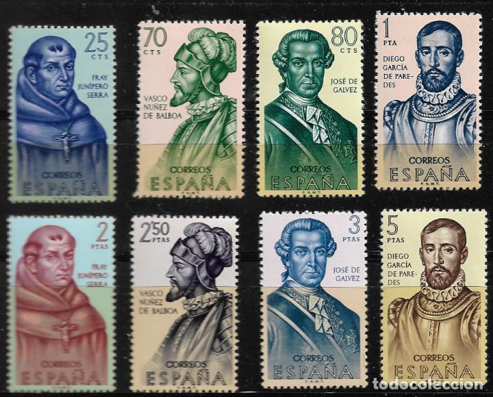 Timbres: II CENTENARIO - FORJADORES DE AMERICA - EDIFIL 1526-33