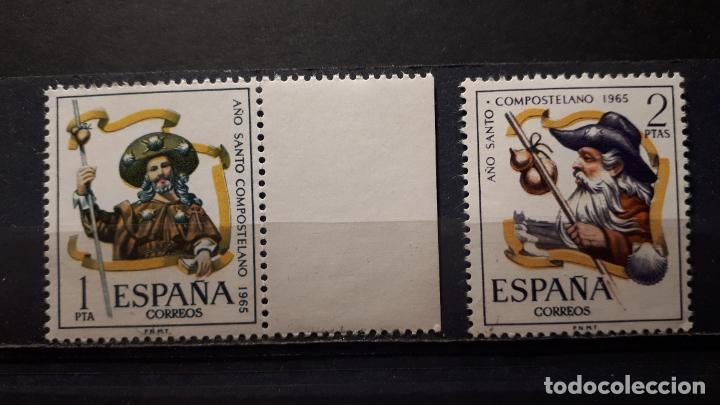 Sellos: ESPA&Ntilde;A A&Ntilde;O 1965. **. EDIFIL 1672/3 - Foto 1