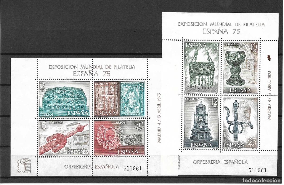 Sellos: Exposici&oacute;n Mundial Espa&ntilde;a&acute;75 emis. 4-4-1975 - cat&aacute;logo 18 &euro;